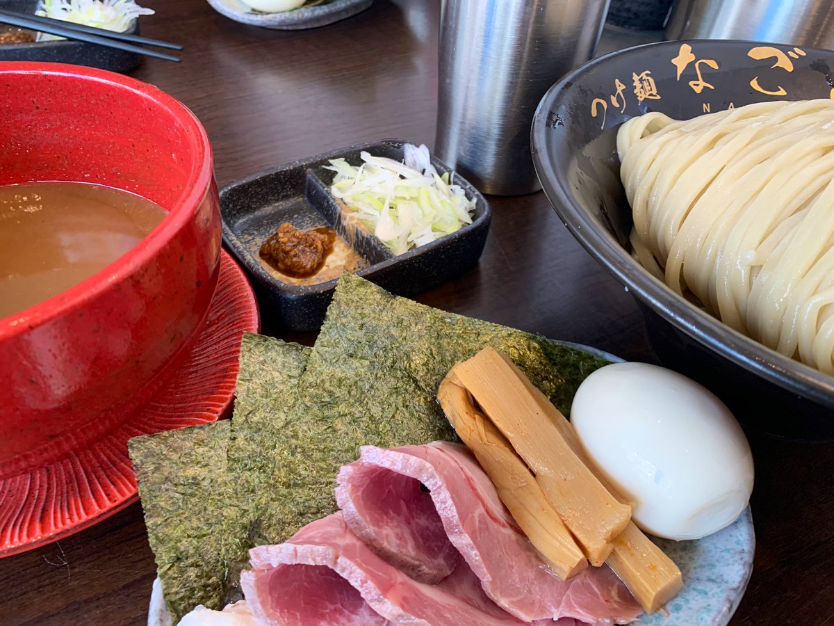 ReitoFunFab's tweet image. 🍜おいランチ🍜
#特製濃厚魚介つけ麺(並)食べてみた！お値段1500円💦