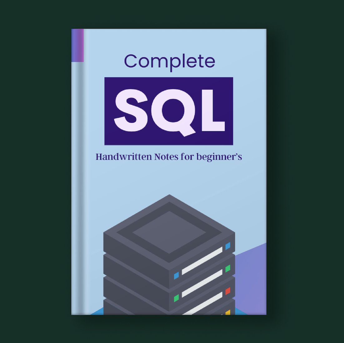 Learning SQL is so hard.

So, I've built a Basic SQL Beginner's Handwritten Notes.

𝐖𝐨𝐫𝐭𝐡 $23, 𝐛𝐮𝐭 𝐟𝐫𝐞𝐞 𝐭𝐨𝐝𝐚𝐲!

You will get:

→ Day to day learning
→ Interview questions

To get it, just:

1. Like &amp; Retweet
2. Reply “𝐒𝐐𝐋”
3. Follow me (so I can DM)