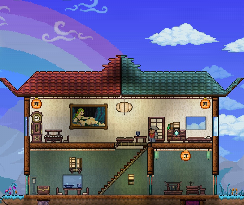 DRB_markus's tweet photo. Japanese House!
#terraria #terrariabuilds #japan https://t.co/iOUw5uJf4b