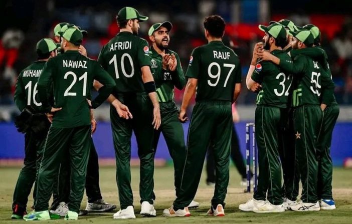 Iamabd28's tweet photo. Great Start of the  World Cup campaign with a solid knock against Netherlands! Mr @SaudShakeelPak
This win marks the perfect start to our World Cup campaign! &amp; Great performance by @iMRizwanPak
@RealHa55an
@HarisRauf14 @76Shadabkhan #PAKvsNED
 #WorldCup2023 #PAKvNED #JENNIE https://t.co/0NsMuwqtff