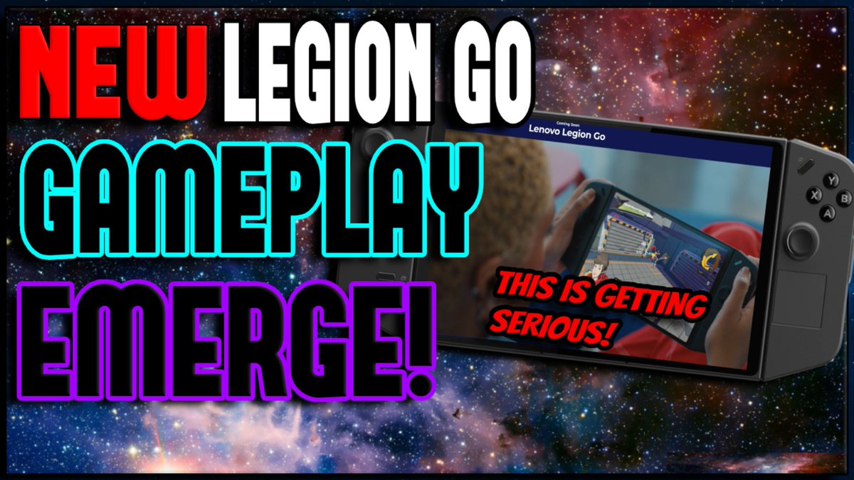 ChariotMan85's tweet image. New Video Alert! New Lenovo Legion Go INSANE: GAMEPLAY SHOWN!! This thing is looking AMAZING! Link: youtube.com/watch?v=KaGQWa… @LenovoLegion #LenovoLegionGo #Gameplay #Handheldpc #handheldhybrid #competition #GamingCommunity #gamingnews