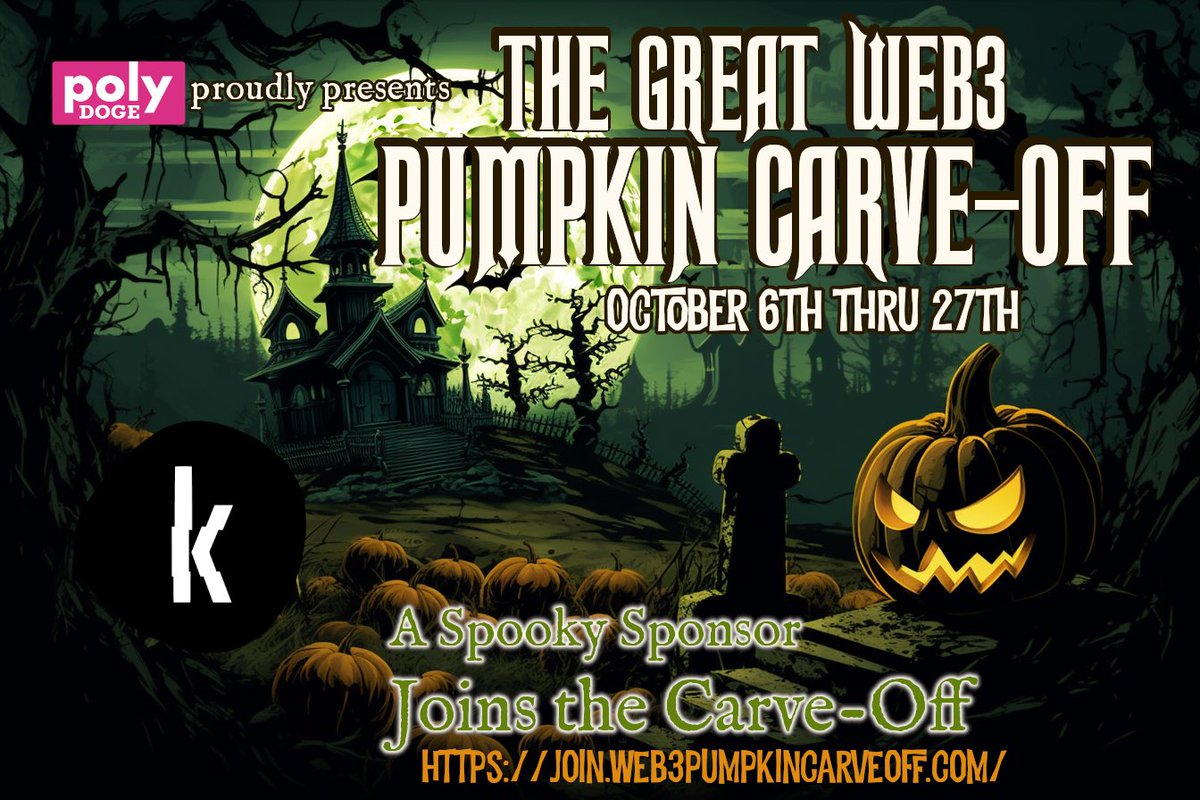 It’s Spoooooky Season! 🖤 and the web3 pumpkin carving contest begins!