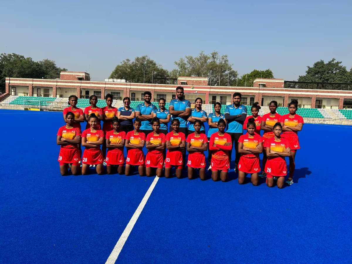 Game on! 🏑💪 Ready to play our first match in the 29th Nehru Girls Hockey Tournament, 2023! 🔥 Let's show 'em what we're made of! 🙌

 #HockeyChamps #NehruTournament #GirlsPower
#RedChiliPepper #RedDevils