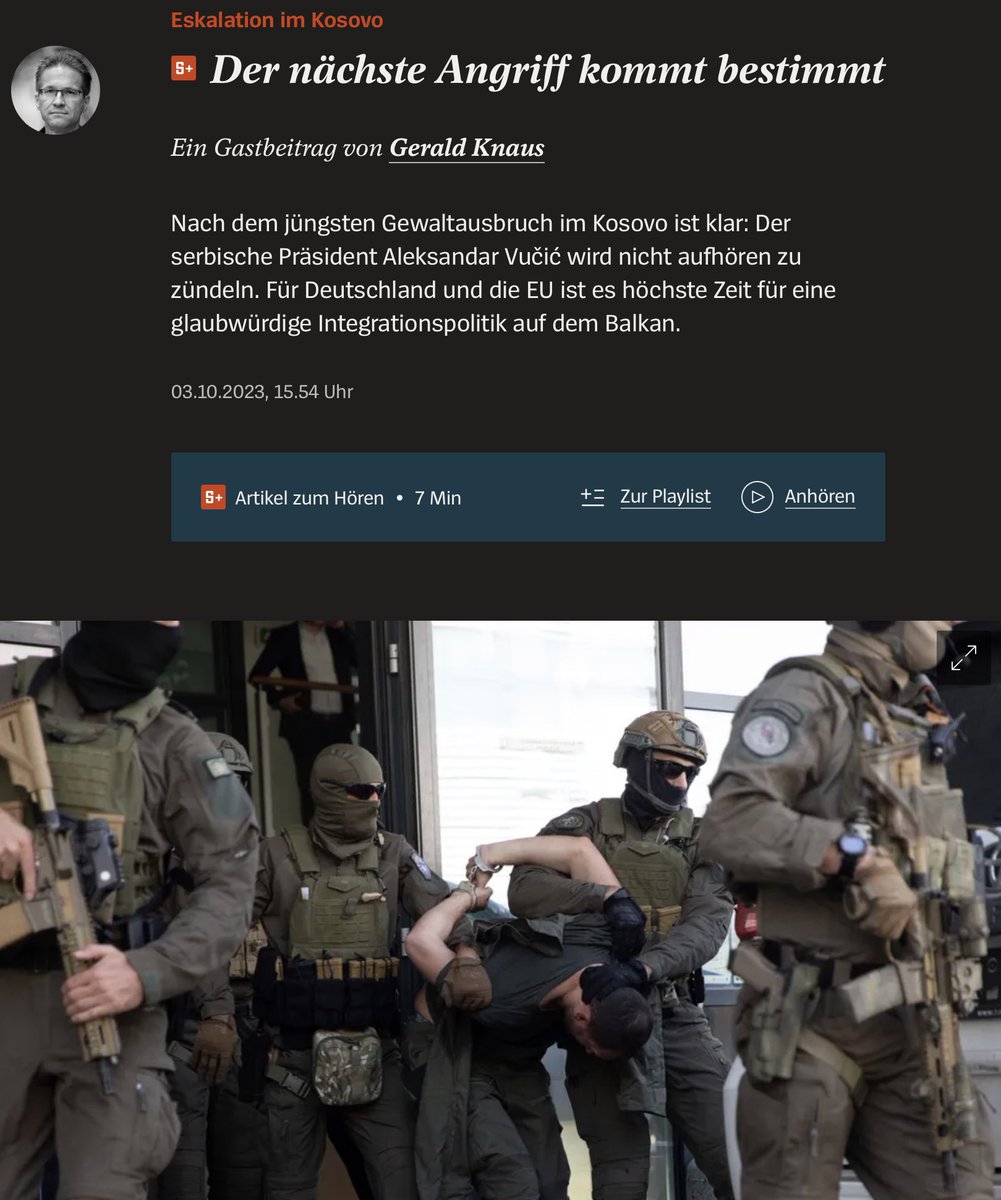 Gerald Knaus (@rumeliobserver) on Twitter photo NOW in 🇬🇧 <a href="/derspiegel/">DER SPIEGEL</a> 👇
Kosovo: The next attack is bound to come
“The lesson: If pogroms are invented, then violence follows. If they are not called out, the situation will escalate further.”
esiweb.org/proposals/prev…
<a href="/MiroslavLajcak/">Miroslav Lajčák</a> <a href="/ZygisPavilionis/">ŽygimantasPavilionis🇱🇹🇺🇦🇬🇪🇲🇩🇪🇺🇺🇸🇹🇼</a> <a href="/aliciakearns/">Alicia Kearns MP</a> <a href="/tfajon/">Tanja Fajon</a> NOW in 🇬🇧 <a href="/derspiegel/">DER SPIEGEL</a> 👇
Kosovo: The next attack is bound to come
“The lesson: If pogroms are invented, then violence follows. If they are not called out, the situation will escalate further.”
esiweb.org/proposals/prev…
<a href="/MiroslavLajcak/">Miroslav Lajčák</a> <a href="/ZygisPavilionis/">ŽygimantasPavilionis🇱🇹🇺🇦🇬🇪🇲🇩🇪🇺🇺🇸🇹🇼</a> <a href="/aliciakearns/">Alicia Kearns MP</a> <a href="/tfajon/">Tanja Fajon</a>