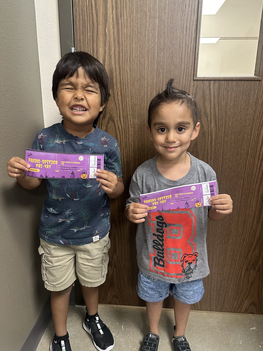 FSESPreK's tweet photo. Prek had an eventful day today! We painted candy corn for our door and two of our friends got to experience Fri-yay!! https://t.co/c5DgIIg4tC
