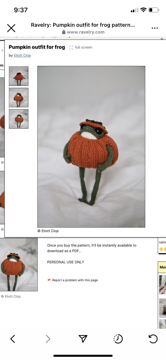 Nila_dewknits's tweet image. 으앙 뜨개구리 호박옷!!🥰🥰