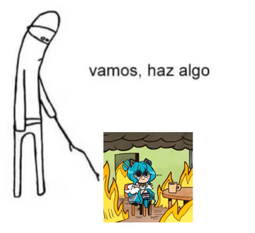holaa, hice un meme basado en mis sentimentos