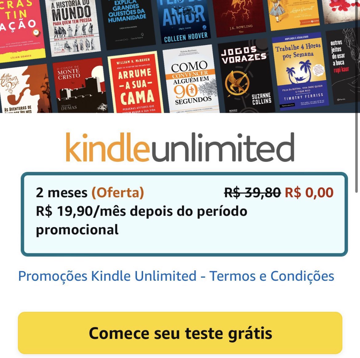 promodebooks's tweet photo. ⚠️ AINDA EM PROMO, APROVEITEM!

📚 2 meses de Kindle Unlimited GRÁTIS!!
💛 Assine em: https://t.co/ksfCAnDmU5

🎵 4 meses de Amazon Music Unlimited GRÁTIS!!
💛 Aproveite em: https://t.co/lLIYJ7J1TI

✨ Kindle Paperwhite 16 GB em Promo
💛 https://t.co/d17MF3bsN7 https://t.co/oRZPteRg9m