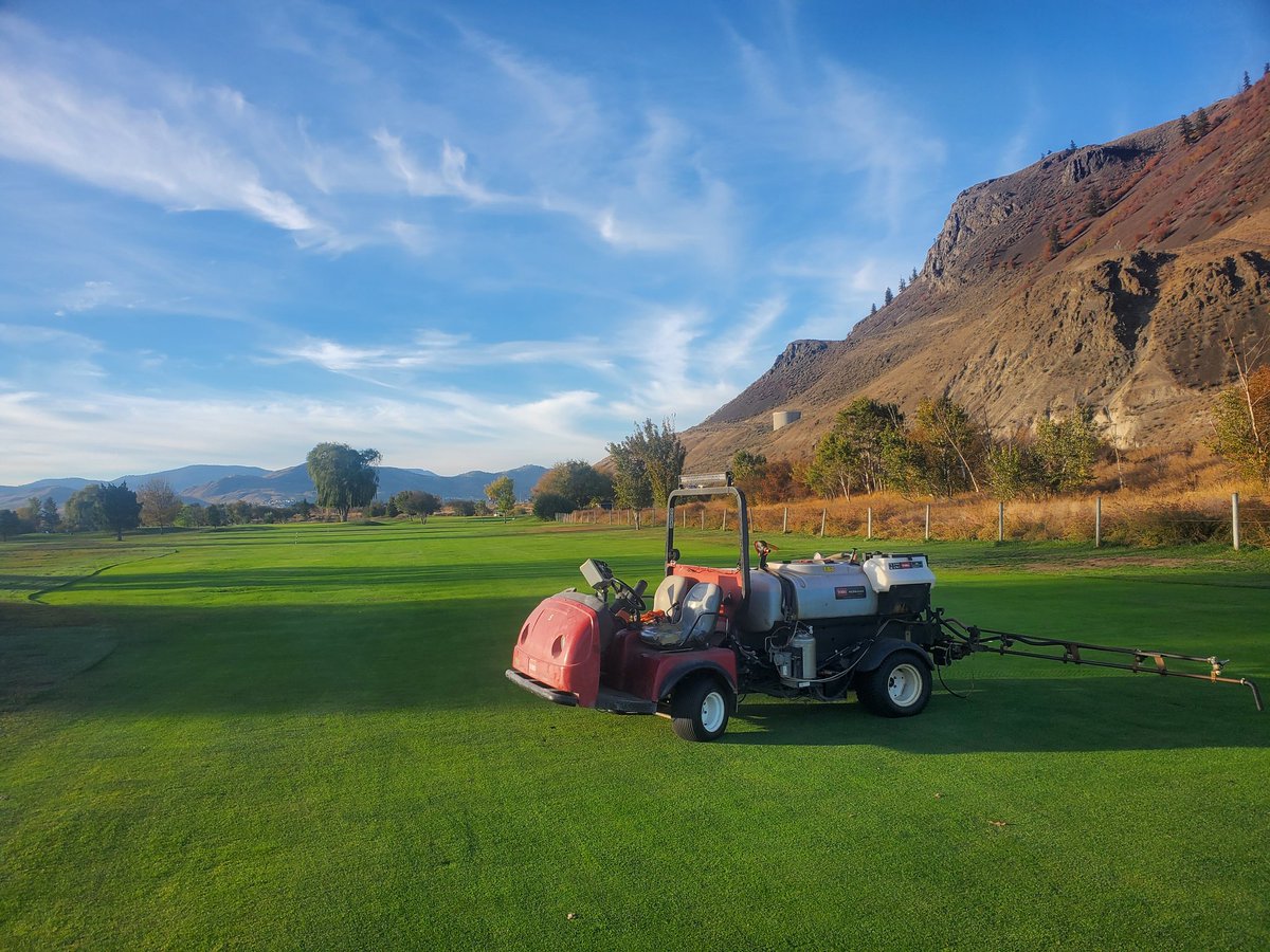 Hopped on the evening fairway spray bandwagon this season. So much more enjoyable than coming in at 3am to stay ahead of golfers