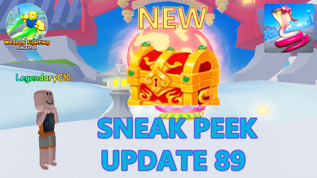 Legendary_C10's tweet photo. Hello Legenders,  New Sneak Peek for #weaponfightingsimulator or #wfs #Leaked #leakedvideos #UPDATE89 #in #roblox has released in #Legendaryc10 #channel #youtube.  It looks like  #newUGC will release.  What is it?   Check Out Here: https://t.co/MnJPdlu7XT https://t.co/7wRRbLmxm6
