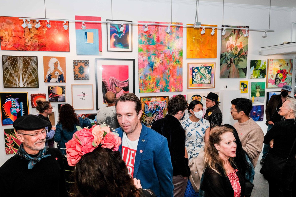 Voss Gallery | New Contemporary Art Exhibitions SF (@vossgallery_) on Twitter photo 🙌A heartfelt THANK YOU to everyone who joined us last Friday for the Opening Reception of #RefusesoftheBay! The group exhibition features 🎨 80 Bay Area artists whose work was inexplicably overlooked by the jurors of the <a href="/deyoungmuseum/">de Young Museum</a> Open 2023. 🙌A heartfelt THANK YOU to everyone who joined us last Friday for the Opening Reception of #RefusesoftheBay! The group exhibition features 🎨 80 Bay Area artists whose work was inexplicably overlooked by the jurors of the <a href="/deyoungmuseum/">de Young Museum</a> Open 2023.
