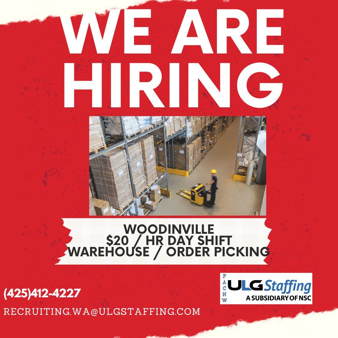 AbiAmdor1's tweet image. #JobOpportunities
Woodinville WA
#Orderpicker #warehouse #distribution
Call 425-412-4227 for details