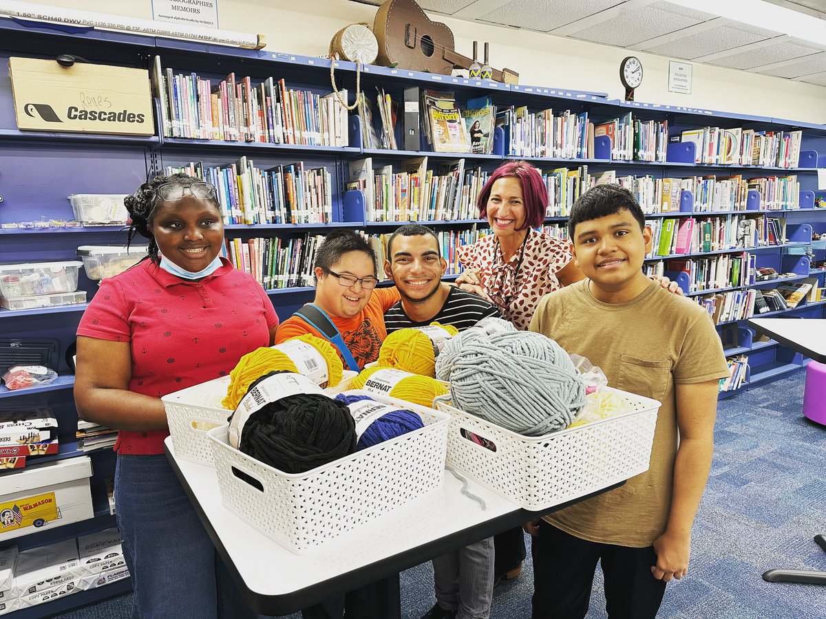 We donated to the crochet club <a href="/reyesrachyadl/">Rachel Reyes</a>