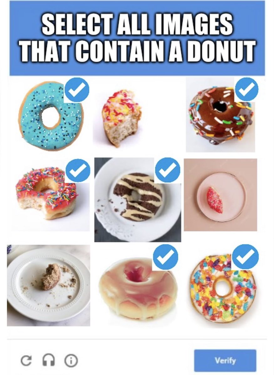 Partial donuts round down to no donut