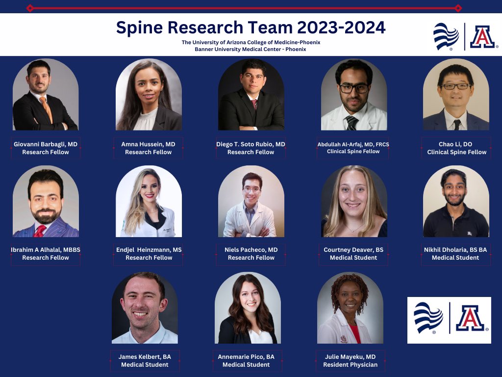 Ali A. Baaj MD (@alibaajmd) on Twitter photo Couldn’t be any prouder of this amazing team! 18 abstracts submitted to <a href="/spinesection/">AANS/CNS Spine Section</a> and 9 to <a href="/SRS_org/">Scoliosis Research Society</a> IMAST. Their drive is relentless and dedication inspiring. Honored to work with you. Go team #BannerSpine! Couldn’t be any prouder of this amazing team! 18 abstracts submitted to <a href="/spinesection/">AANS/CNS Spine Section</a> and 9 to <a href="/SRS_org/">Scoliosis Research Society</a> IMAST. Their drive is relentless and dedication inspiring. Honored to work with you. Go team #BannerSpine!