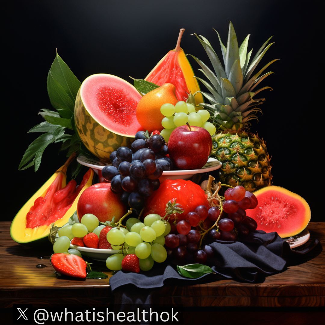 whatishealthok's tweet photo. Fueling up with the power of protein-packed fruits! 🍓🥭💪 #ProteinFruits #HealthyEating #FruitPower #NutritionBoost #DeliciousFuel #EnergizeYourDay #FitLife #FruitfulChoices #HealthyHabits #WellnessJourney https://t.co/fiz9yUMfeu