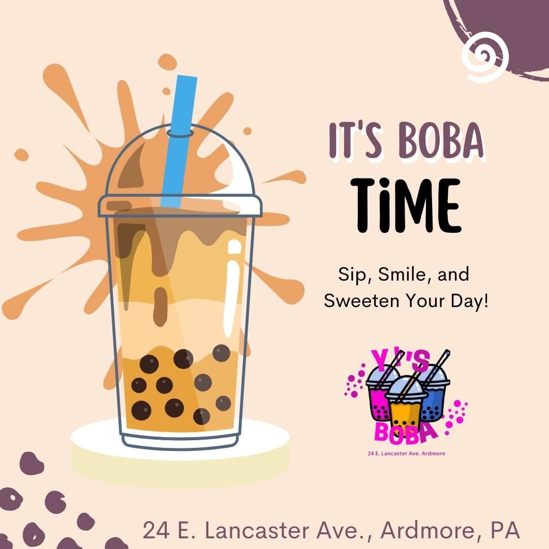 🎉🥤Head to Yi's Boba in Ardmore for a refreshing cup of Boba Tea and celebrate the end of a long day! 🏫🏀 ☀️💫 #YisBobaArdmore #SchoolsOut #BobaTime #GameDayFuel #SummerRefreshment #ArdmoreBobaBliss 🌟🏆