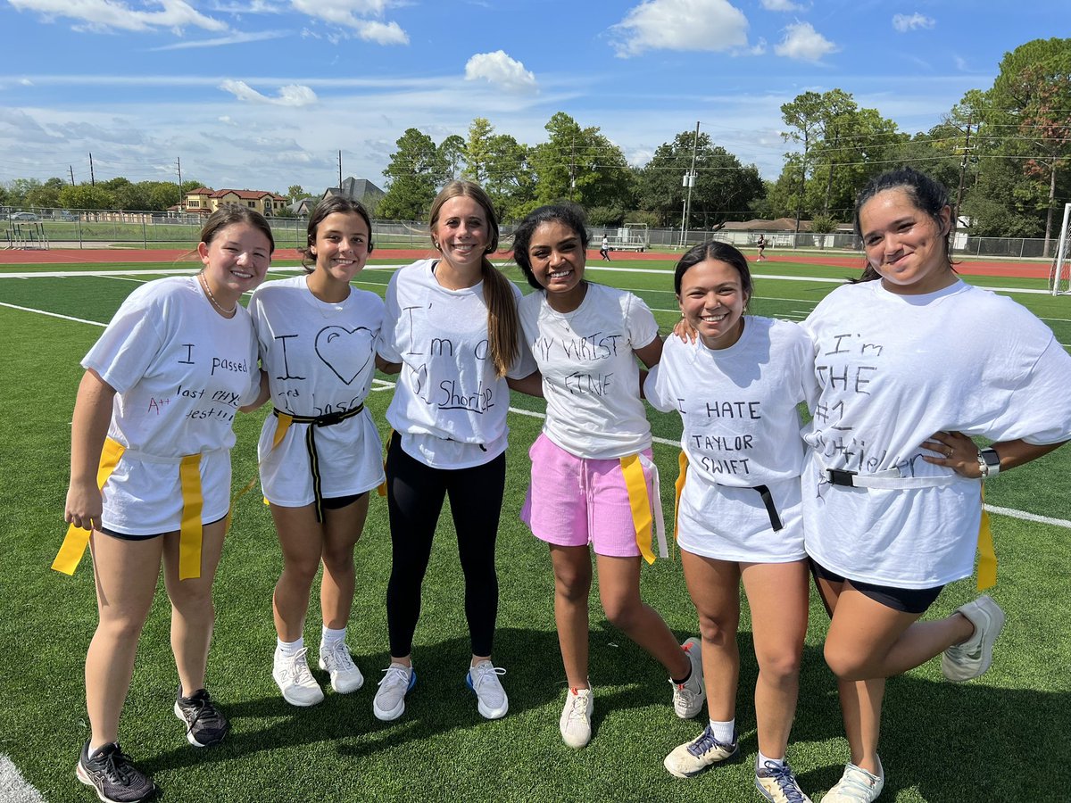dawson_eaglesSB's tweet photo. White Lies T-Shirt Day on flag football competition day!
🥎
🦅
🏈
#whitelies #flagfootball #competitionFridays #itsbetterhere #someflyweSOAR #FAMILY @DawsonHighSchl https://t.co/bZ2jHJAlI3