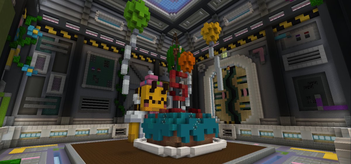 itsVaix_'s tweet photo. Hive 5th Anniversary!
Built by: ItsVaix &amp; Televoo
Theme: Beeday Cake
#HiveIsFive https://t.co/2d11O695Me