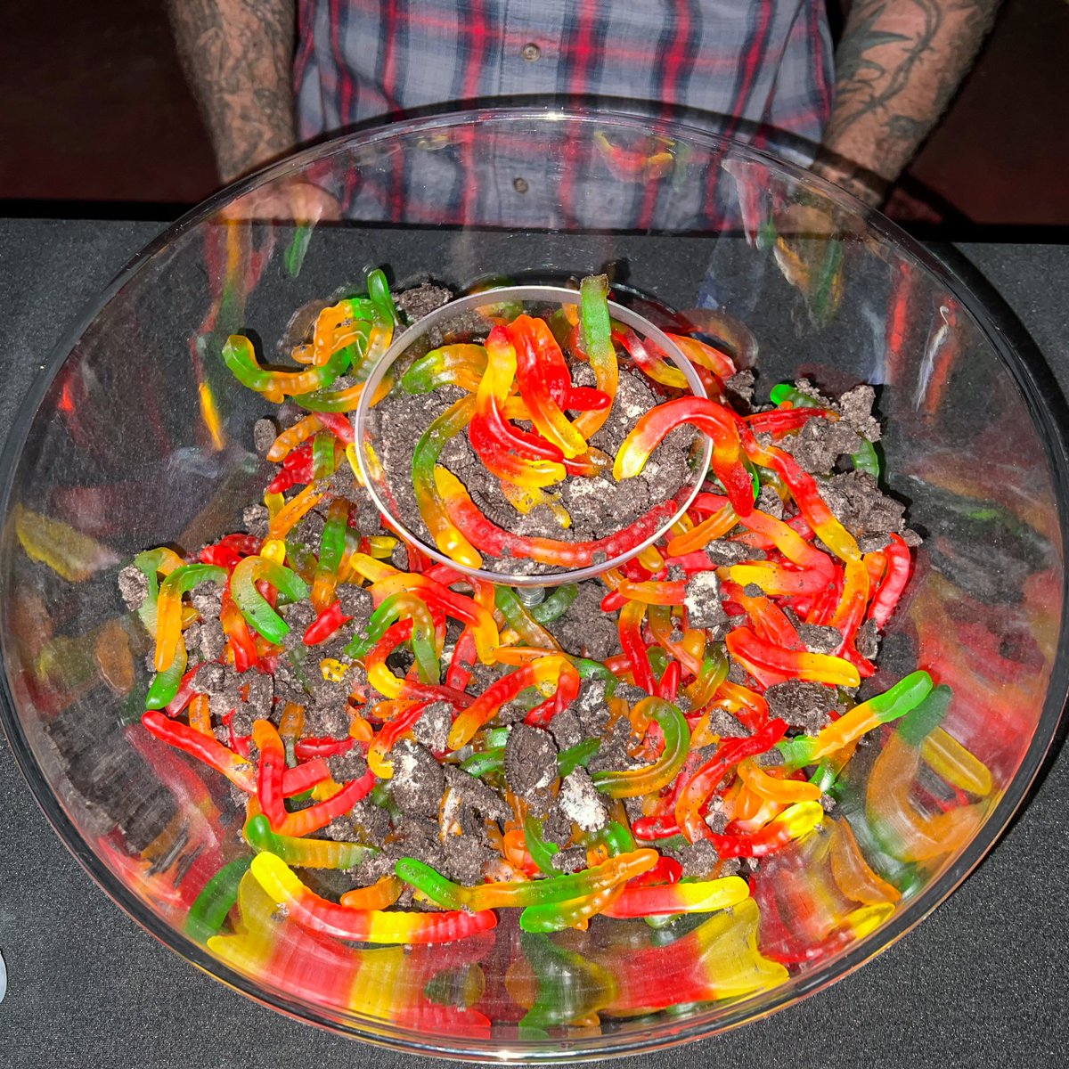 Trick-or-Treat! The phantom came with a trick up his sleeve 👻

We surprised our contestants with gummy worms for the Phantom’s Worm Eating Contest!🍬Thank you to all our participants and our hosts, Adam Rivers and Bristol Mayor Jeff Caggiano.🎃 Congratulations to our winners!