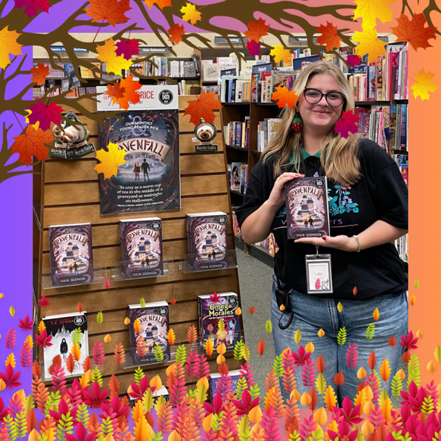 One magical inn, two kids with supernatural powers, and an ancient Celtic creature trying to destroy their world by Halloween night.
@kalynmjosephson #ravenfall #barnesandnoble #carmelmountain #ourmonthlypicks #bnkids #middlegradebooks #halloweenreads #booksforkids