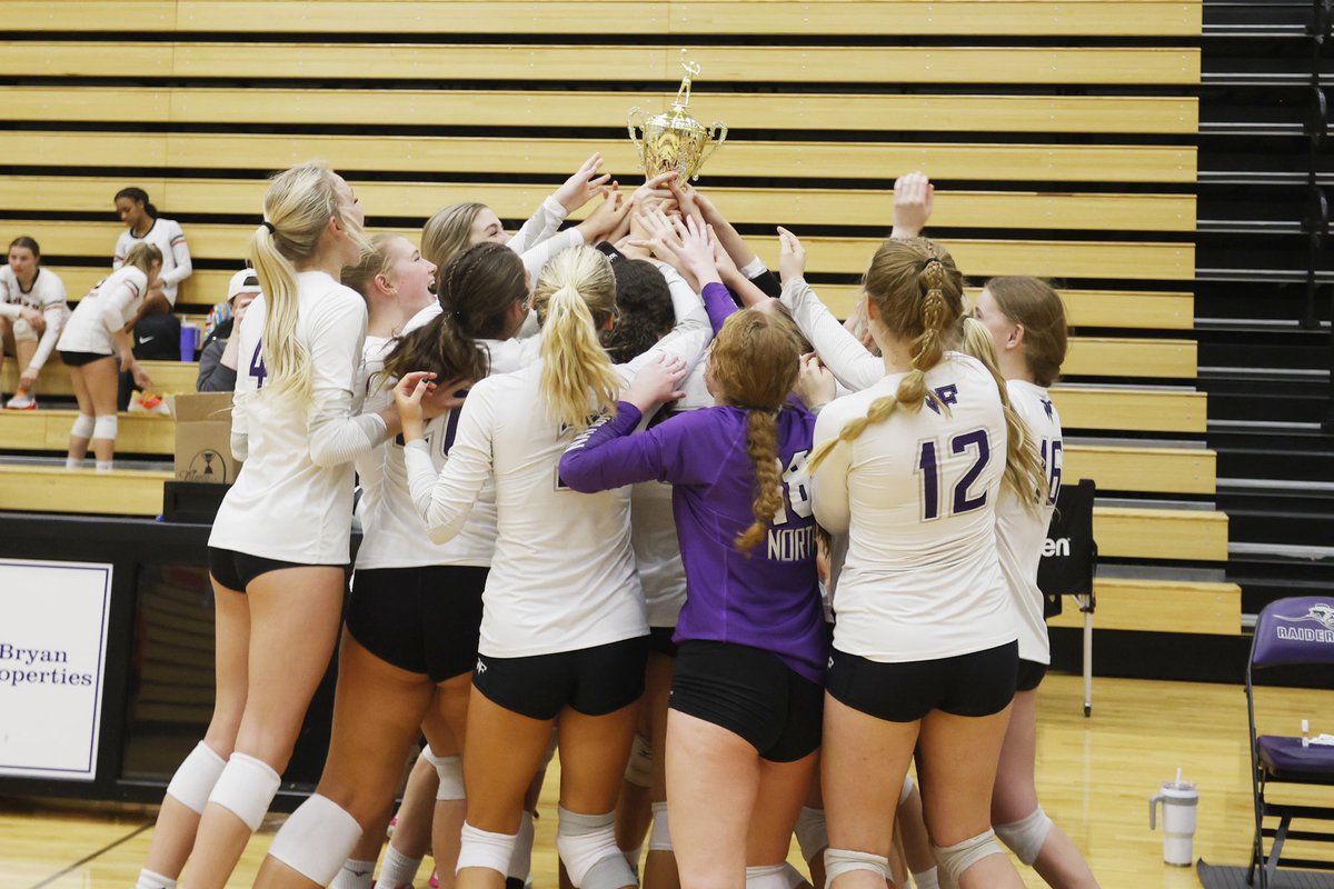 NoFoVB's tweet photo. 2023 Region 8 6A CHAMPIONS

For 22 years, this volleyball program was starved of a region championship! This morning, we woke up as the 2023 Region 8 6A CHAMPS!

This group of athletes made history last night and are building a legacy for the future of NoFo VB!

#ONENORTH https://t.co/um43DHUCEh
