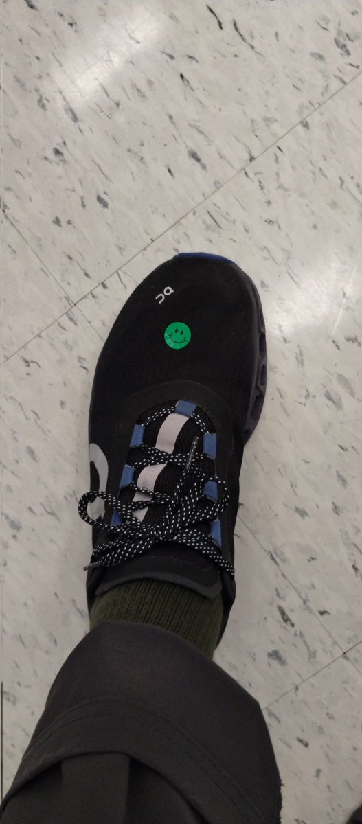Used a sticker on my student's and I's foot so they could remember which is the opposite forward when throwing. #isdstrong #physed #opposition