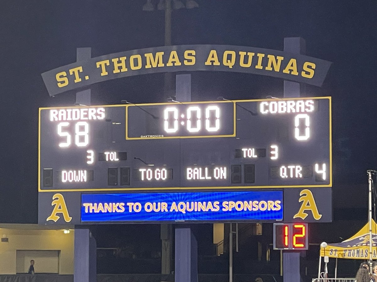 Aquinas Football tweet media
