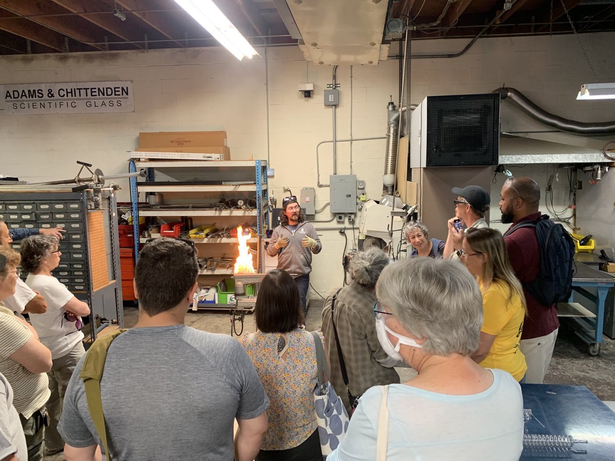 TaplinTerry's tweet photo. #Manufacturing Week Tour at Adams and Chittenden Scientific Glass, who manufactures laboratory glassware and glass tools for scientific and industrial uses of all sorts! ⚗️ 🧪 🧫 #BayAreaMFG #MFGWeek #MFGDay

Check them out today at https://t.co/fJhik9HEZ0 https://t.co/WwZabSh9Iz