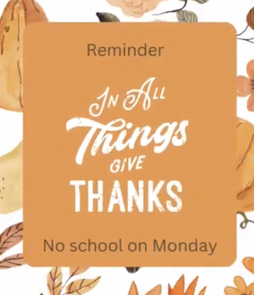 Reminder to LVS families…