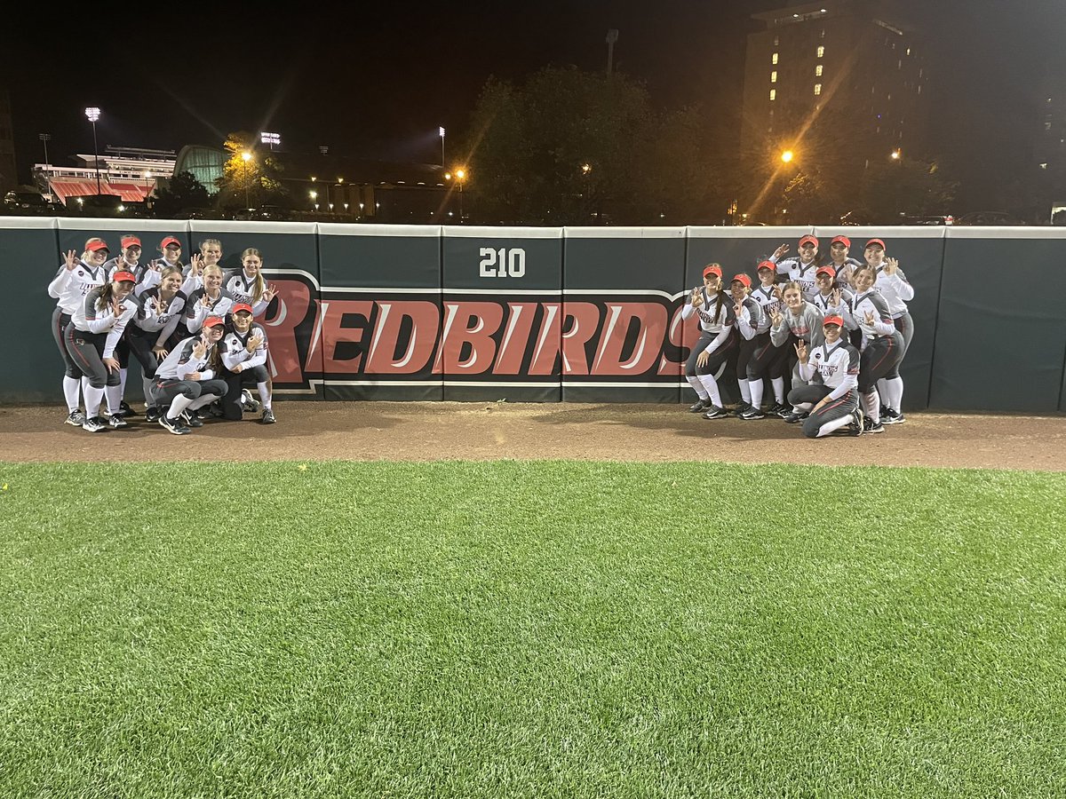 Happy Student Athlete Mental Health Week from Illinois State Redbird Softball!!