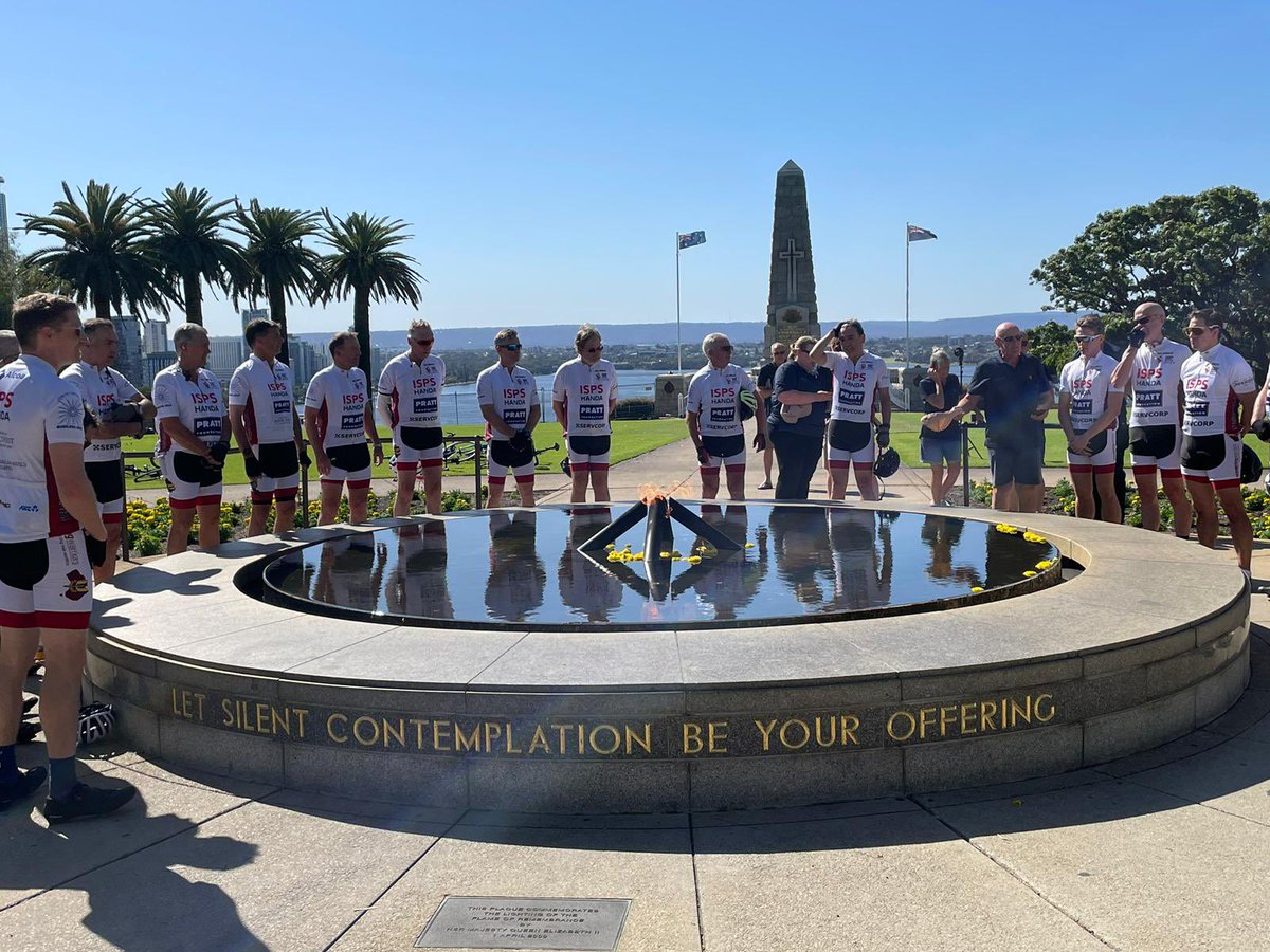 Lovely day out riding for Pollie Pedal with @JohnnyMercerUK, Quentin Masson, Andrew Hastie, @AngusTaylorMP & Tony Abbott supporting the Wandering Warriors & their mission to fundraise for Veterans charities Hats off to the riders travelling 108 km in their first day of the trek!