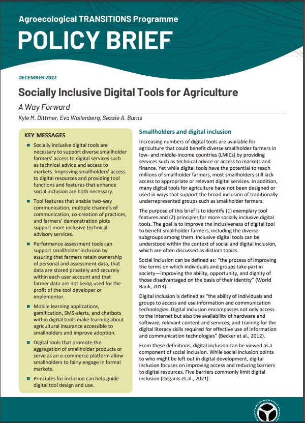 TheLandAlliance's tweet photo. Digital tools are transforming agricultural production, but smallholders are often being left behind. To make digital tools more inclusive for smallholders, their needs must be heard, &amp; their participation supported.

↪️: https://t.co/iIH6bKBLQg

@CGIAR  #aeTPP #TreesPeoplePlaner https://t.co/0ivpKGE0w6