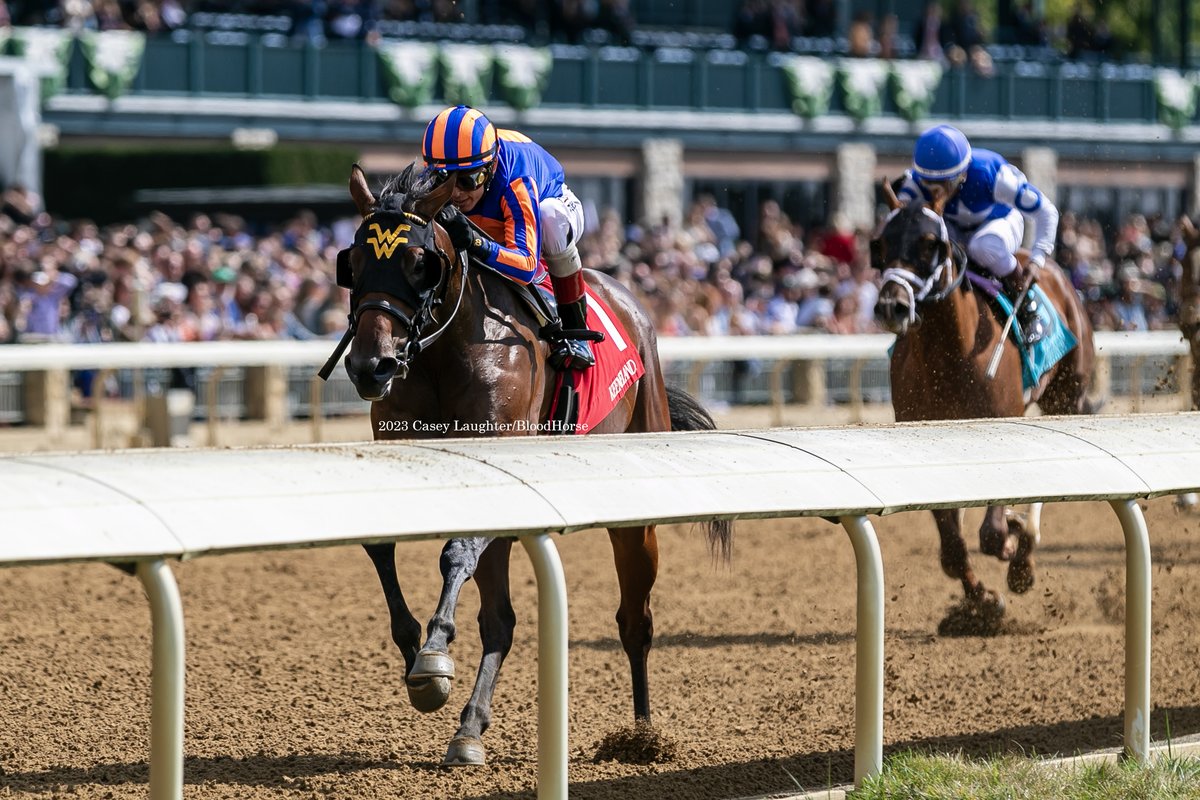 casey_laughter's tweet photo. #RoyalSlipper (Uncle Mo) & @ljlmvel win a 6f maiden special weight at @keeneland for trainer #WesleyWard. The filly is a full sibling to MG1SW #Bast. The filly is owned by #MichaelTabor of @coolmoreamerica. @BloodHorse @CanonUSA https://t.co/pbdNXjVqaO