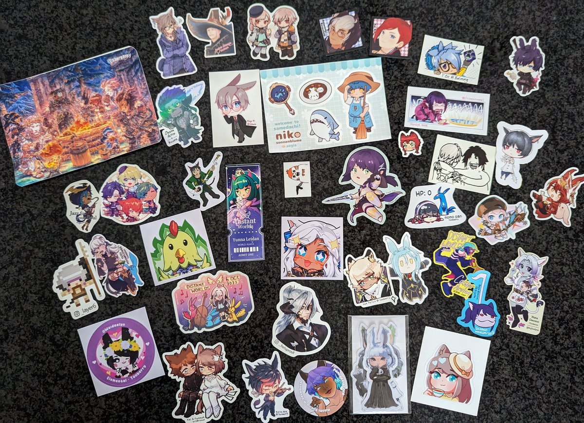 MoroKaiXIV's tweet photo. Thank you all the WoLs I've met and traded with. Really made my day 😁 💙 🦎
So many pretty stickers n cards 😍 have to find a way to keep them now XD
#flowtogetherDWSG https://t.co/CD7K8Ioi4W