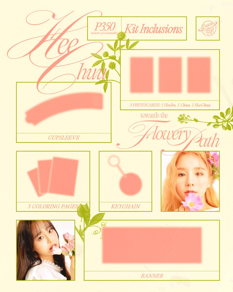 [#HEECHUU_FloweryPath] Let us all walk towards the flowery path, FilOrbits!

We’re celebrating Heejin and Chuu’s birthdays and this is your chance to join the party! 

🗓️ October 21
🕐 1:00-5:00 PM 
📍Home Table Deli, Katipunan, QC

Registration: forms.gle/DhcsPcRwVtHLKb…