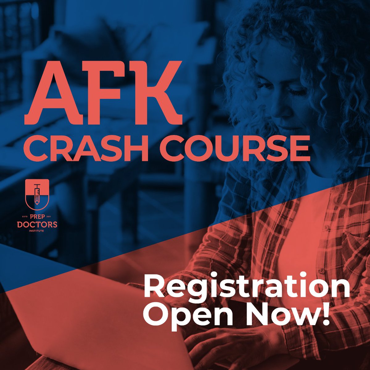 Our popular AFK Crash Course is still open for registration.
Join now and get:
✅ Full AFK course study material
✅ 12 live lectures
✅ 2 online mock exams
✅ 16+ hours of mock exam discussions 
✅ Access to our PrepTest Platform

To learn more &amp; register:
prepdoctors.ca/courses/ndeb-d…