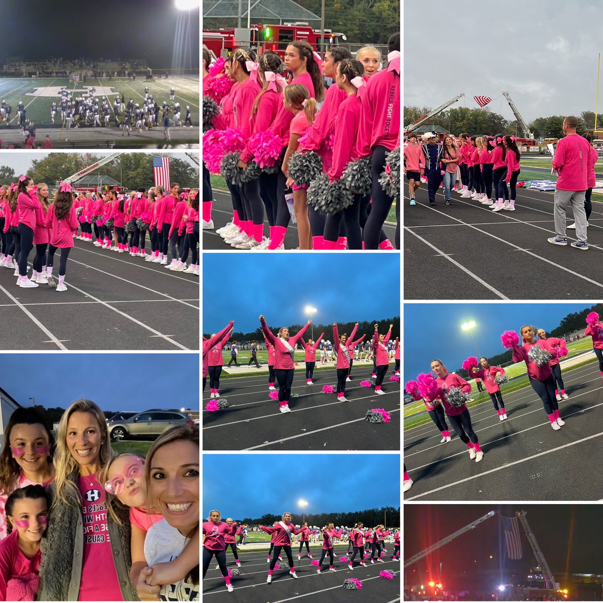 pink out 2023 💗 way to go Rebs! great win #wearehowell @SKluse7