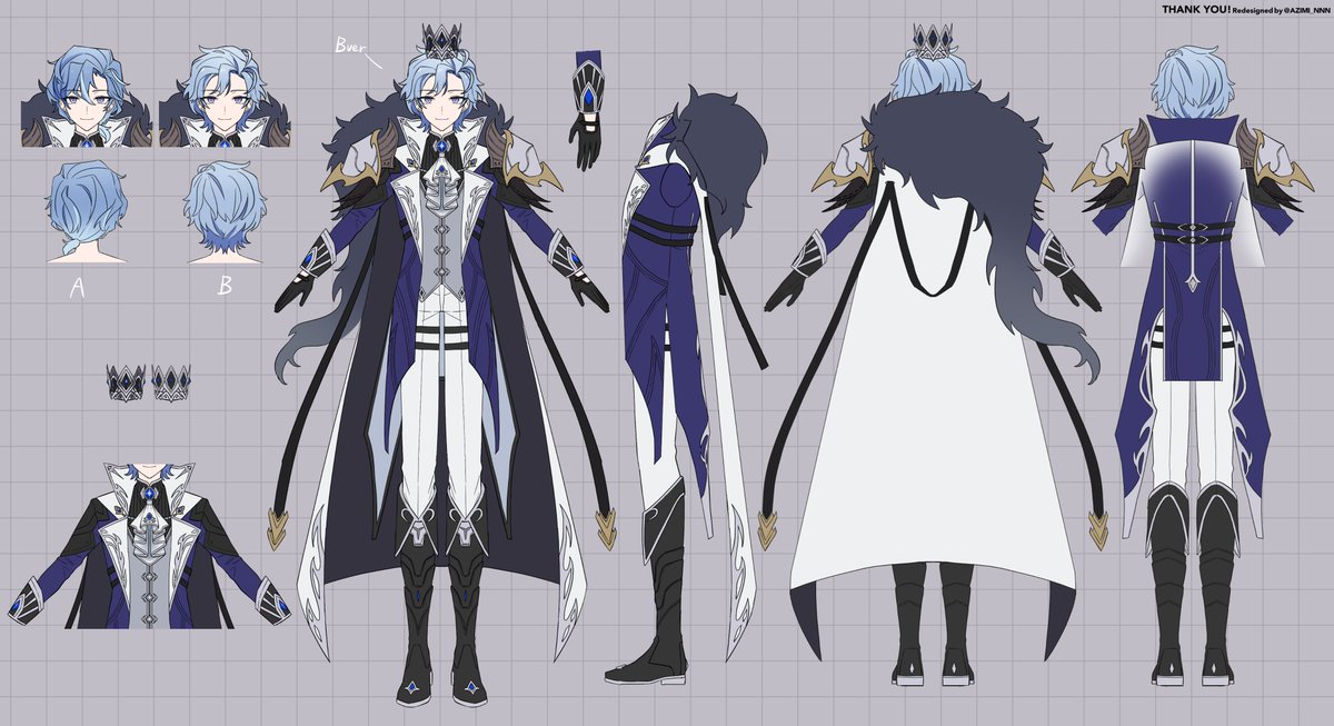 Orion__VT's tweet photo. Hi there my name's Orion Hiviér, but you can just call me Orion

I'm a king to a glorious northern kingdom, who still knows how to chill &amp; have a good time ❄️⚔️

Art: #Oriondoodles
NSFW: #OrioNSFW

🎨: @AZIMI_NNN 

#Vtubers https://t.co/y9P1s8ODTT