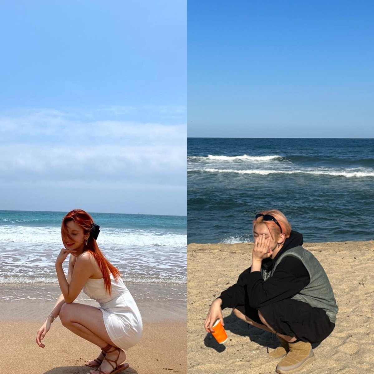 thinkyeonji's tweet photo. 2yj at the beach giving off the same vibes!
#YEONJUN #연준 #YEJI #예지 https://t.co/AISAs1WxsJ