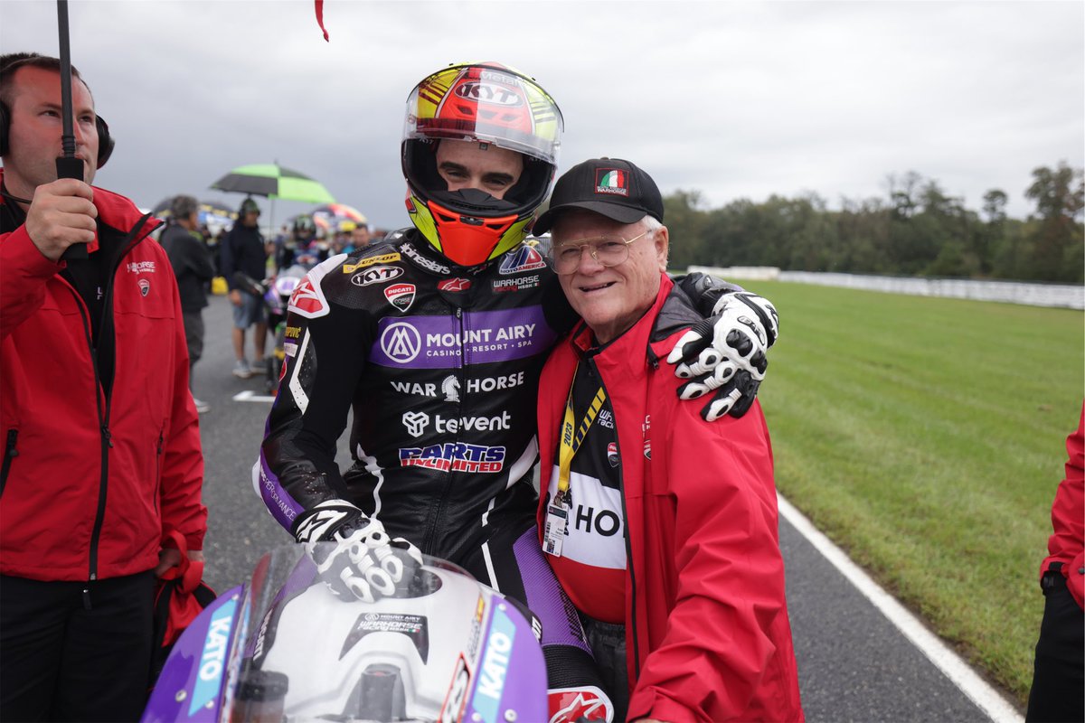 Fast by Ferracci's Eraldo Ferracci was happy to welcome @XaviFores onto the Warhorse HSBK Racing Ducati NYC team for 2023, and Forés promptly won the Supersport Championship, which made it two season championships in a row for Ferracci and the team.