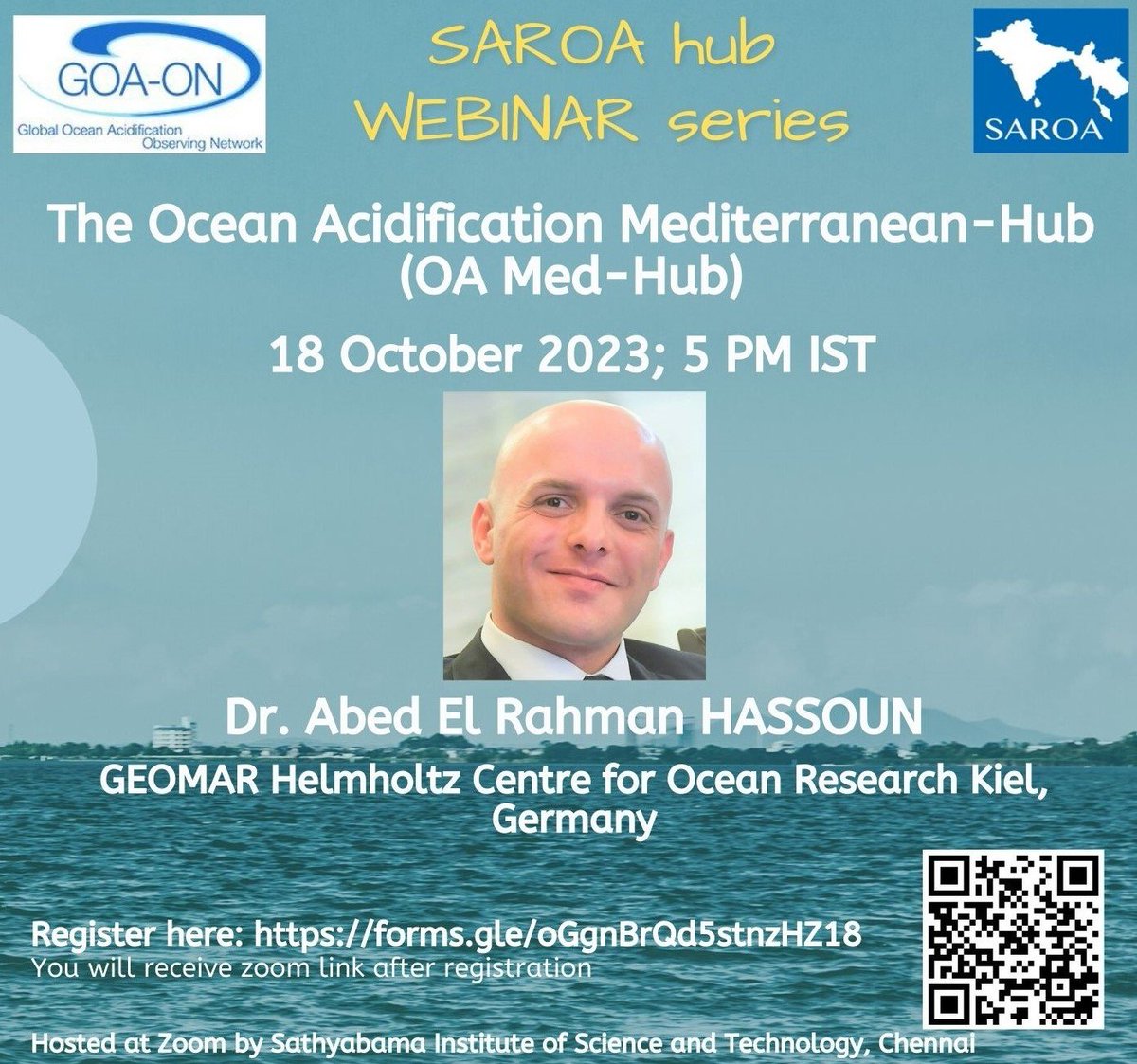 Our next speaker for the SAROA Webinar Series is @AbedHassoun ; join us to know more about @oa_medhub @goa_on @OARSOceanDecade @oaicc_project @AmitKumar_ak14 @Anweghosh @OurManinKina @kamal_ranatunga Register: forms.gle/oGgnBrQd5stnzH…