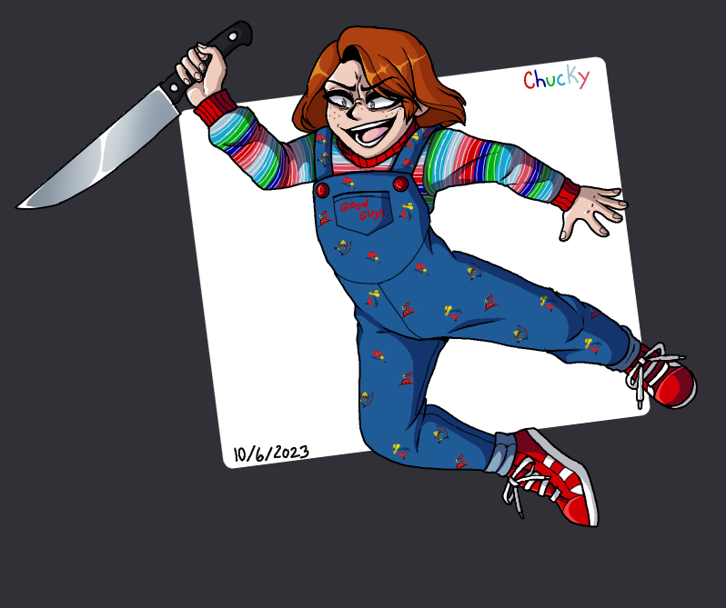 StitchMeUp_'s tweet photo. GRAAA!!! Chucky moment lmaoo, very proud of this<3
#Chucky #Chuckyfanart https://t.co/jxtSXQeq1f