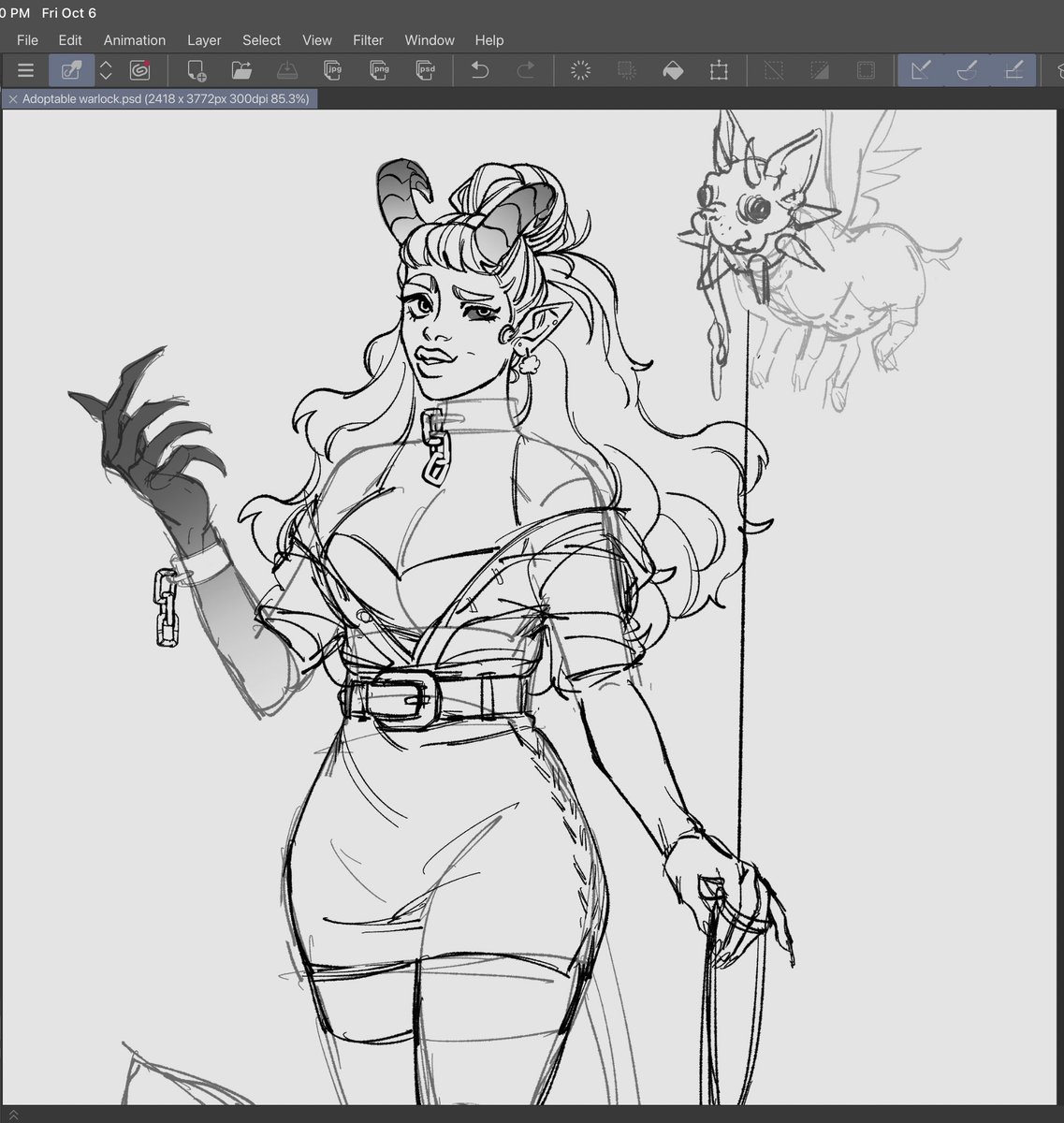 (WIP) Old n new- i never finished the older version(2022) bc i ended up hating it but im having fun with the design of the new one hopefully someone buys her or else she will be mine👿 gonna try to finish next week....