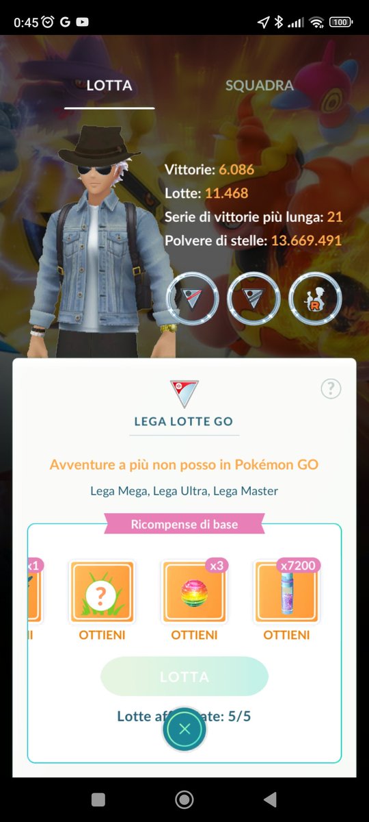 WolverZed's tweet image. 5-0, 2-3, 4-1, 3-2, 4-1, 4-1 = 22-8
Until now. Welcome back openGL😇
#PokemonGO #gbl #GoBattleDay 
*Road to expert🍀