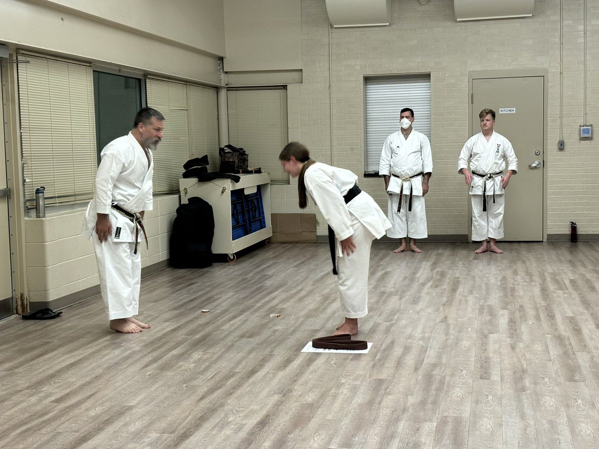 courtwaterfall's tweet photo. 13 years of hard work and dedication and she accomplished her goal of earning her black belt before she turned 16. Couldn’t be prouder of this kid ❤️ https://t.co/acGgTT3q2l