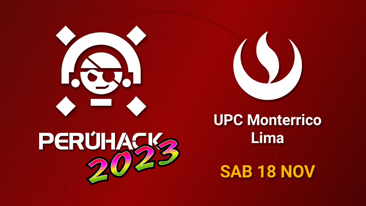 🚩 ¡Regresamos!
.
#peruhack #peruhack2023