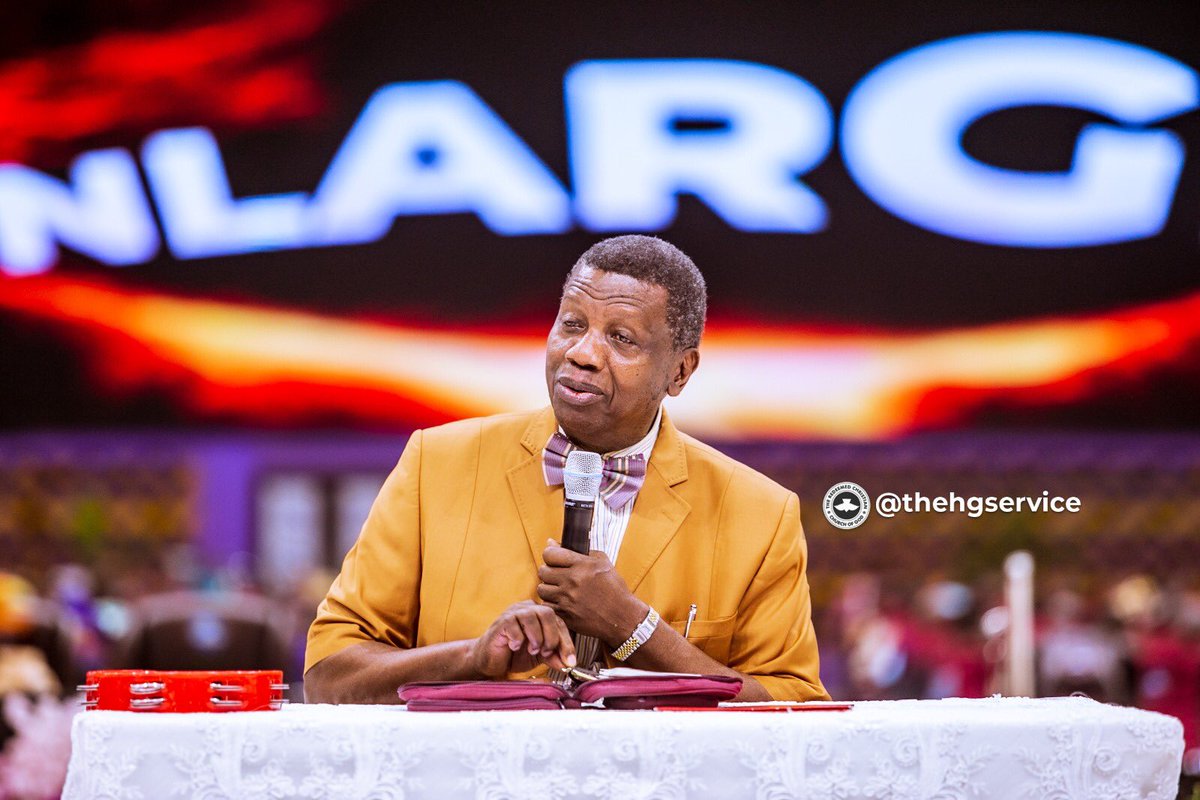 TheHGService's tweet photo. A blessing is coming your way that you can not dream about, but you need to enlarge your capacity to receive.

- Pastor Adeboye 

October 2023 Holy Ghost Service 
#ENLARGE https://t.co/t1AW8fqe9E