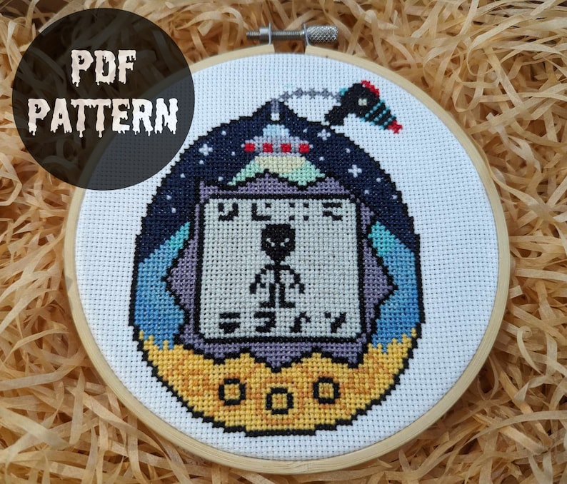 _superjelly's tweet photo. Preview pic of the boy!!
#crossstitch #alien #ufo #embroidery #cryptid https://t.co/aJsyU5aVcE