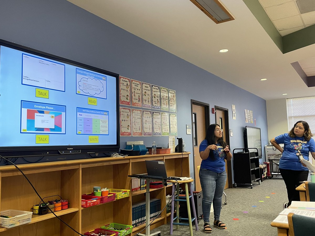 ThornwoodSBISD's tweet photo. Whether we’re SWRLing with our awesome @SBISDML, figuring out our Creativity Types, or This and Thating thanks to @SBISDEdTech TWe are #OneTEAMOneLimitlessDream @SBISD https://t.co/X6Ua7GUGLf